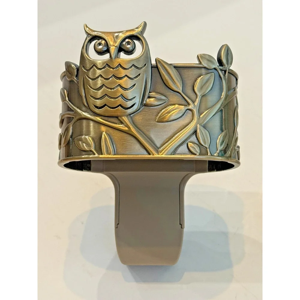 Set 3 Bath & Body Work Wallflower Diffuser Plug-in Scent Jeweled Owls Nightlight